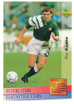 Roy Keane Republic of Ireland Upper Deck World Cup 1994 Preview Eng/Ger Future Stars #133